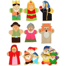Resim Masal Kahramanları Kukla Seti 9'Lu 
