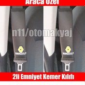 Resim Renault Fluence Oto Koltuk Deri Emniyet Kemer Aksesuar Kılıfı 