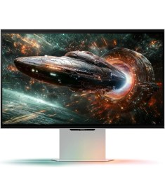 Resim Samsung 27" Odyssey 3D G90XF 4K 165 Hz Gaming Monitör Gümüş 