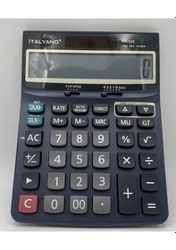 Resim Italyano K-035 12 Hane İşlem Kontrol Masaüstü Hesap Makinesi 