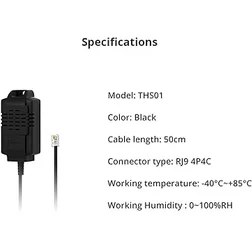 Resim Lidyahan Store Sonoff Th Elite/origin,rj9 4P4C Arayüzü Için THS01 Yüksek Doğruluk Sıcaklık ve Nem Sensörü 