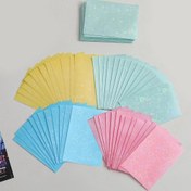 Resim 20 Adet Plastik Parıltılı Yıldız ve Kalp Fotoğraf Kartı Kılıfı - İdol Fotoğrafları için Koruyucu Üst Yükleme Saklama Çantası 