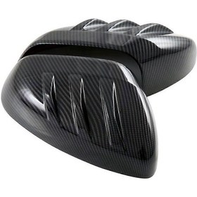 Resim Mg Zs 2024 Araç Dikiz Aynası Kapağı Yan Ayna Kapağı Dış Aksesuarları Karbon Fiber Desen - Kaiyi 