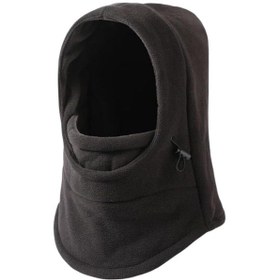 Resim Çocuklar Balaclava Yüz Maskesi Boyun Isıtıcı Tam Kapak Polar Kapak Kış Kış Dış Mekan Rüzgar Geçirmez 