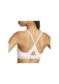 Resim Adidas Aeroreact Training 3-stripes Sporcu Sütyeni Jg1403 Beyaz 