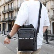 Resim Erkek İş Omuz Çantası, İş, Açık Hava Aktiviteleri, Seyahat ve İşe Giderken Büyük Kapasiteli Çok Fonksiyonlu Crossbody Çanta 