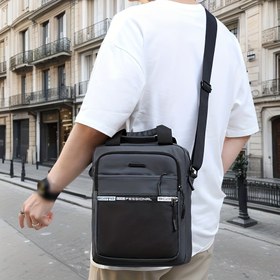 Resim Erkek İş Omuz Çantası, İş, Açık Hava Aktiviteleri, Seyahat ve İşe Giderken Büyük Kapasiteli Çok Fonksiyonlu Crossbody Çanta 