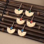Resim Kadınlara Yönelik Vintage Bohemian Stili Geometrik Sıkısma ve Sallanma Kılyeler, Çinko Alşım ile Paslanmaz Çelik Kulak İği, Mozaik Yok, Moda İnci Tasarımı, Günlük Giyim ve Hediye Verme için Uygun, Tüm Mevsimler 