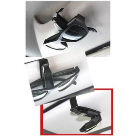 Resim ® Araç İçi Mandallı Güneş Gözlüğü Kartvizit Tutacağı Klips Aparat 