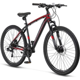 Resim Mirage 29 Jant 21 Vites Hidrolik Disk Frenli Dağ Bisikleti Siyah Turkuaz 18 Size Siyah Turkuaz Füme 