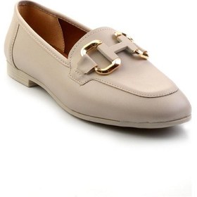 Resim Bambi Bej Kadın Loafer Ayakkabı K01140003809 Bej 