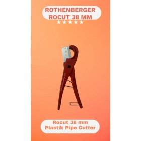 Resim Rothenberger Rocut 38 mm Plastik Boru Makası 