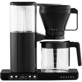 Resim Vestel BREW 50 RETRO SİYAH Filtre Kahve Makinesi 