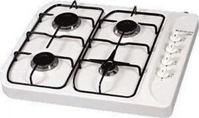 Resim Süsler Sso-2126 Beyaz Emaye Set Üstü Ocak Doğalgazlı 