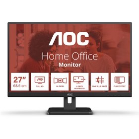 Resim AOC 27" VA 27E3UM/BK 4MS 75HZ HDMI-DP USB EV İŞ MONİTÖRÜ AOC 27" VA 27E3UM/BK 4MS 75HZ HDMI-DP USB EV İŞ MONİTÖRÜ