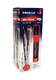 Resim Pensan My Tech 0.7 Kırmızı Tükenmez Kalem 
