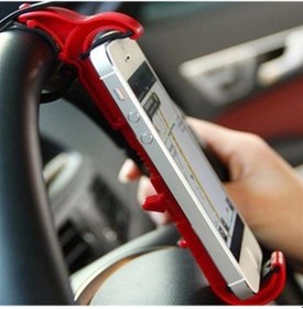 Resim Araç İçi Direksiyon Arası Pratik Telefon Navigasyon Tutucu Alet 5468 Çok Renkli 