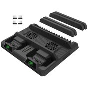 Resim Xbox One X/s Uyumlu Çok Amaçlı Soğutucu Stand Şarj Istasyonu 