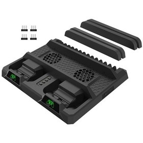 Resim Xbox One X/s Uyumlu Çok Amaçlı Soğutucu Stand Şarj Istasyonu 