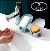 Resim 2 Adet Vantuzlu Banyo Sabun Tutucu Kaymaz Dranej Sabunluk Banyo S 