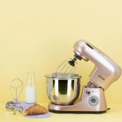 Resim Emsan Bella Gusto Golden Pink Stand Mikser Mutfak Şefi 1300W 5 Lt 