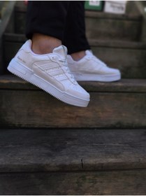 Resim DNR SHOES Dassler, Düz Beyaz Spor Ayakkabı, Günlük Sneaker 