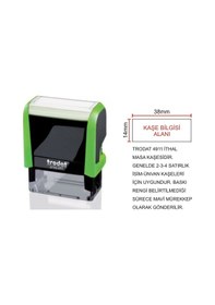 Resim Trodat 4911 - İsim-ünvan Kaşesi Mavi N11.10688 