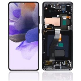 Resim Samsung Uyumlu Galaxy S21 Ultra G998b Lcd Ekran Dokunmatik Çıtalı 