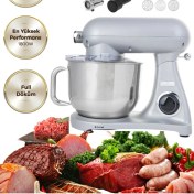 Resim Karaca Kıyma Çekme Sucuk-Sosis Yap Hamur Yoğurma 1800W Güç 6,2 Lt Döküm Gövde Premium Standlı Mikser & Mutfak Şefi 