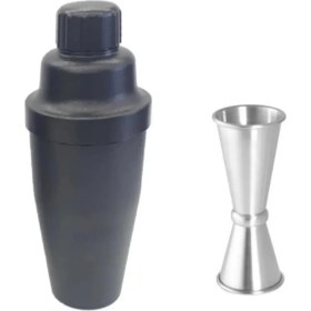 Resim Adin Tasarım Shaker 700 ml - Jigger 3/6 cl Kokteyl Ölçeği - Bartender Kokteyl Seti 