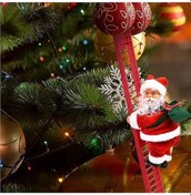 Resim Jialan Elektrikli Tırmanma Merdiven Noel Baba Müzik Bebek, Noel Dh 