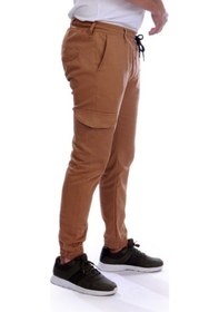 Resim Unisex Jogger İş Pantolon Camel 