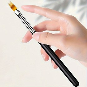 Resim 1/3 adet Profesyonel Ombre Tırnak Sanatı Fırçası - Gradyan Tasarımlar için Jel Manikür Fırçası, Detaylı Oje Uygulaması için Hassas Uç, Ev & Salon Kullanımı için DIY Tırnak Sanat Araçları, İnce Uçlu Tırnak Fırçaları 