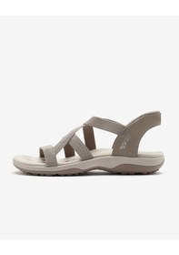 Resim Skechers Reggae Slım - Stretch Flex Kadın Bej Sandalet 163460 Tpe Bej 