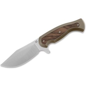 Resim Fox Knives Eastwood Tiger Bronze Titanium Ziricote Bıçak Kahverengi 