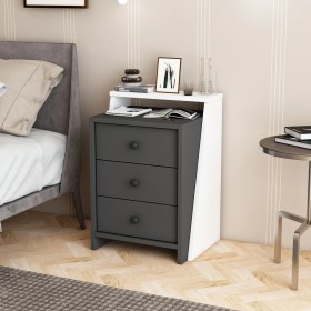 Resim Mobiga Zenit 3 Çekmeceli Komodin Şifonyer 