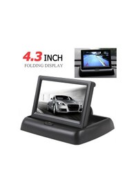 Resim 4.3 İnç Katlanan Ekran + 4 Led Gece Görüş Geri Vites Kamera 