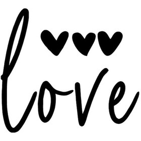 Resim Love Ve Kalpler Sticker Oto-motor-laptop-duvar-dekor 10 X 9 Cm 