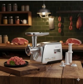 Resim Bellamaid SH-P2100M 2100 W Paslanmaz Çelik Elektrikli Et Kıyma Makinesi 