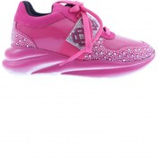 Resim Dgn 304-23y Kadin Burun Kristal Taşli Üzeri Yazi Detayli Sneaker Ayakkabı 