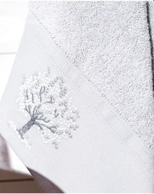 Resim Madame Coco Orva Nakışlı Yüz Havlusu Hvlu0000000113yüz Havlusu-gri 