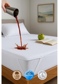 Resim Formeya Alez %100 Pamuk Lastikli Su Sıvı Geçirmez Alez Beyaz 