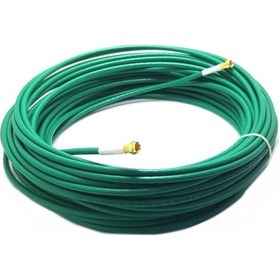 Resim Herz 5Metre Yeşil Rg6U6 Anten Kablosu Full Hd 4K 