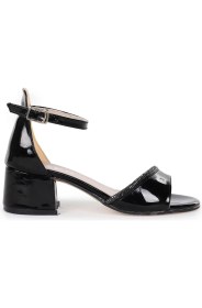 Resim Kiko Kids Elos Günlük Kız Çocuk 4 cm Topuklu Sandalet Ayakkabı Siyah 