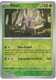 Resim Pinsir Reverse Holo 3 Pokemon Twilight Masquerade Pokemon Oyun Kartı 