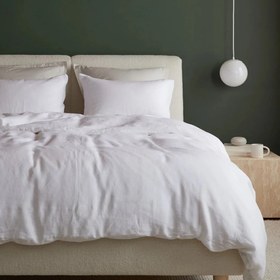 Resim Allure Müslin Pamuk Nevresim Takımı Beyaz - Super King Size 260x240 cm 