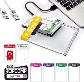 Resim 2.5" Sata Harici Harddisk Kutusu Şeffaf (USB 3.0) 