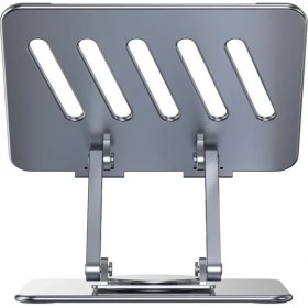 Resim TeknoKapsül 360 Derece Döner Taşınabilir Katlanabilir Folding Alüminyum Notebook Stand Alüminyum Ayarlanabilir 