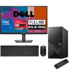 Resim Dell Vostro 3030 mt Intel Core I5 12400 48GB Ddr5 512GB SSD 23.8" Fhd Windows 11 Home Amd RX550-4GB Masaüstü Bilgisayar 23N3030I5RX550H22 + Zetta USB Bellek 
