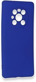 Resim Nevarium Dtech Huawei Mate 40 Pro Uyumlu Kılıf Yumuşak Dokulu Silikon Mavi 